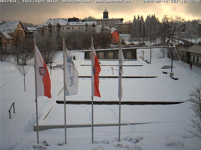 Archiv Foto Webcam Ortszentrum Oberhof