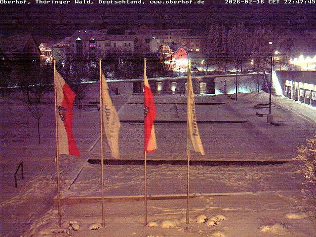 Archiv Foto Webcam Ortszentrum Oberhof