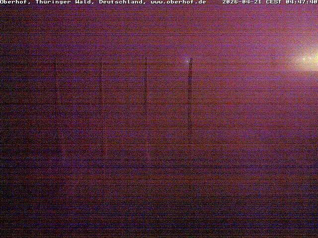 Archiv Foto Webcam Ortszentrum Oberhof