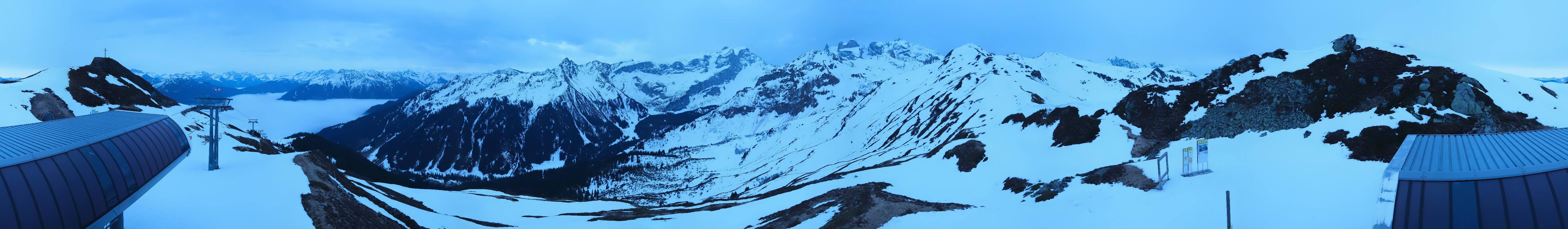 Archiv Foto Webcam Golm - Rundblick