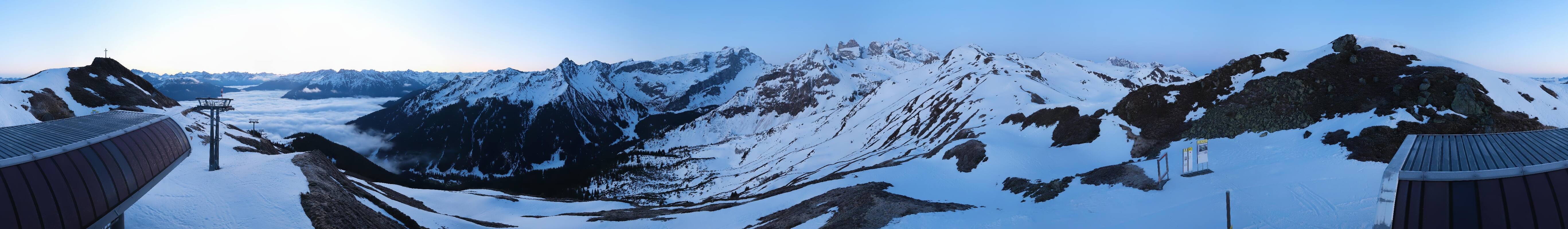 Archiv Foto Webcam Golm - Rundblick