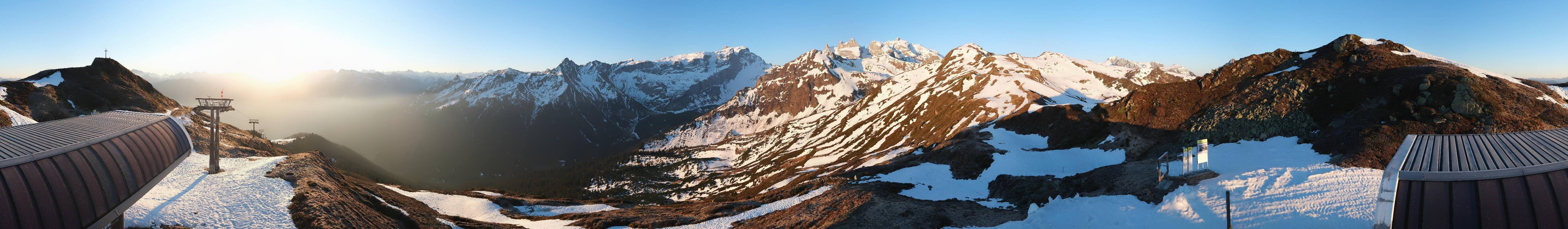 Archiv Foto Webcam Golm - Rundblick