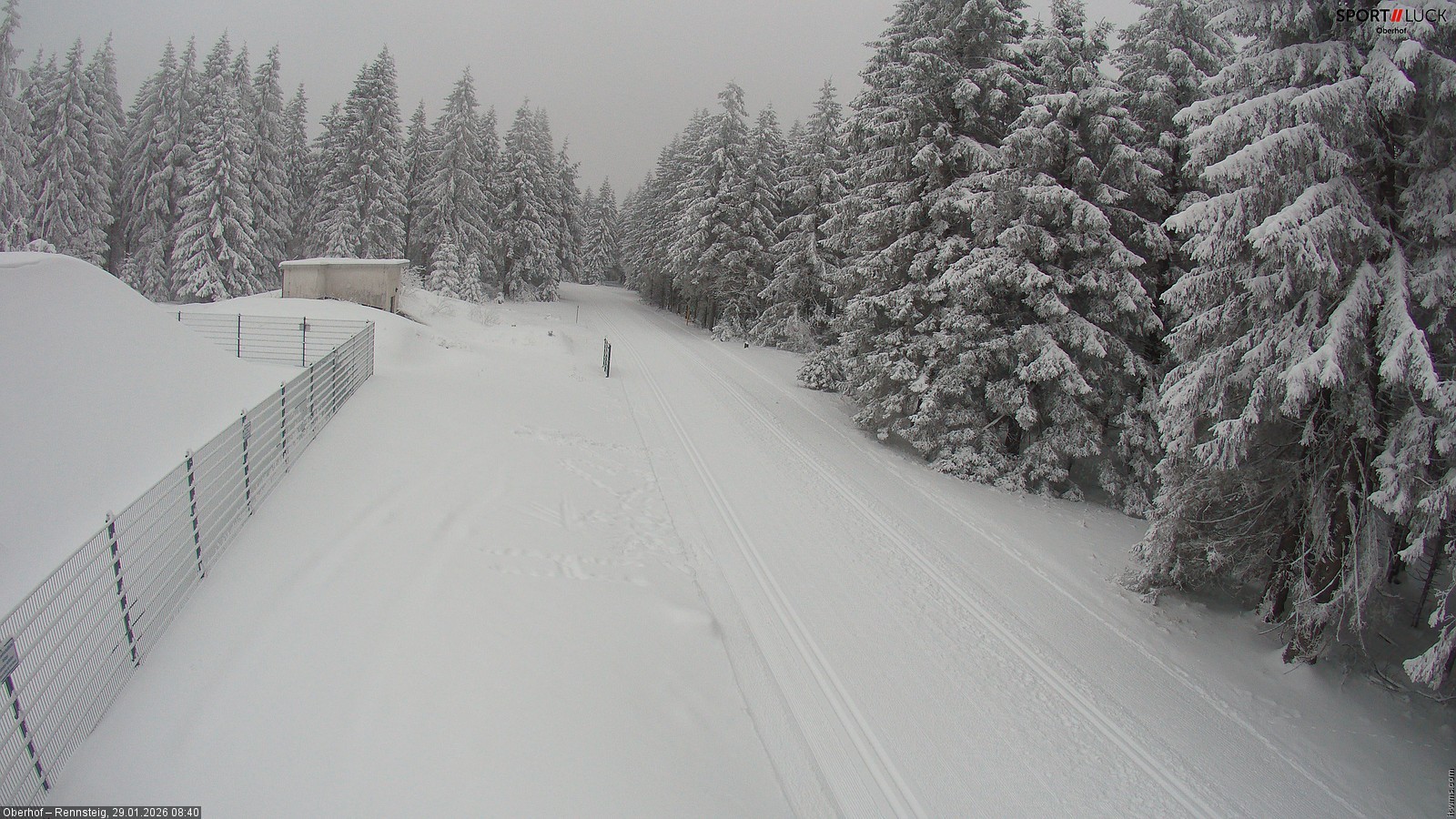 Archived image Webcam Hiking trail Rennsteig