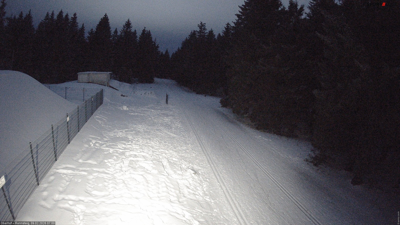 Archived image Webcam Hiking trail Rennsteig
