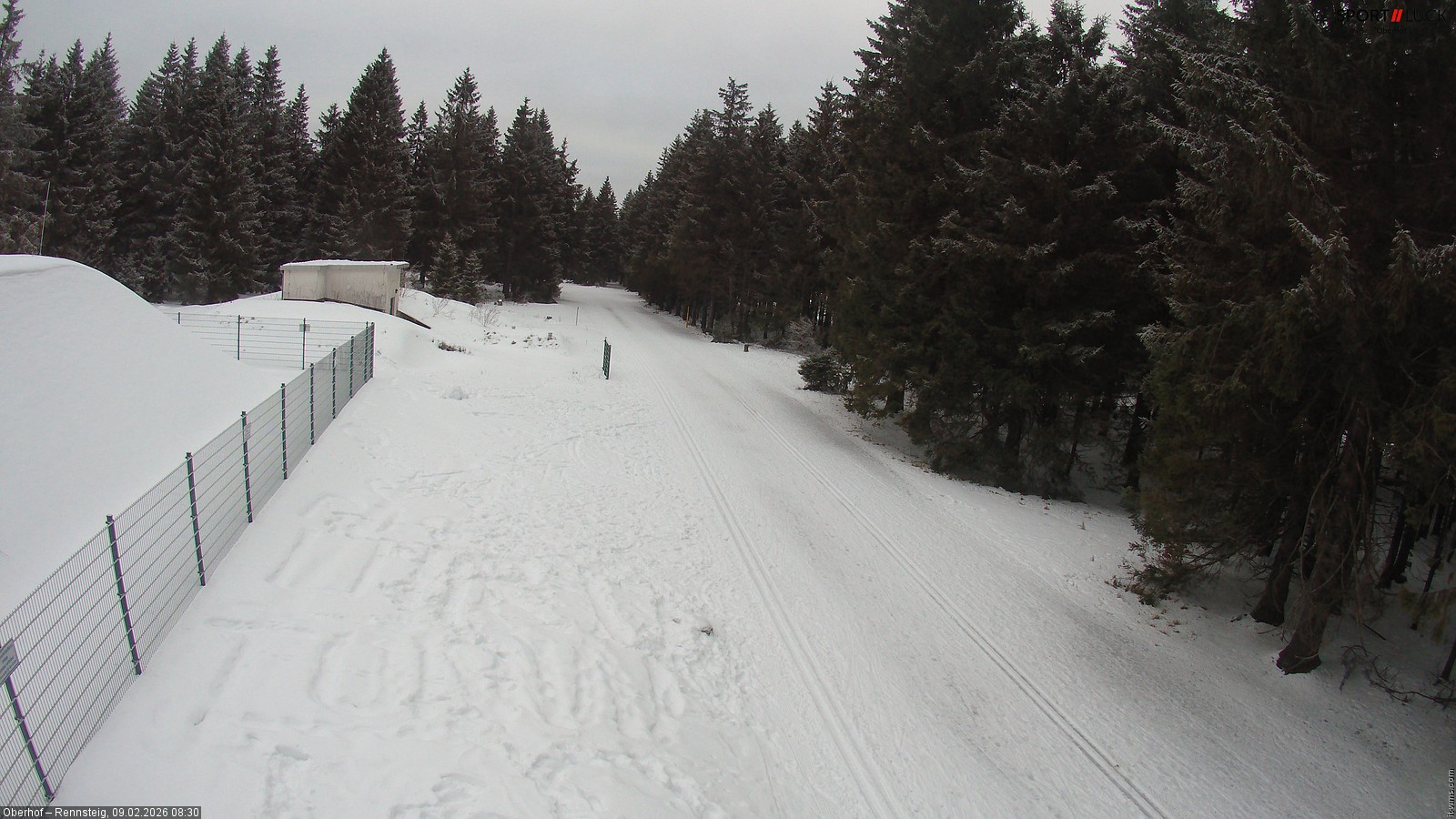 Archived image Webcam Hiking trail Rennsteig