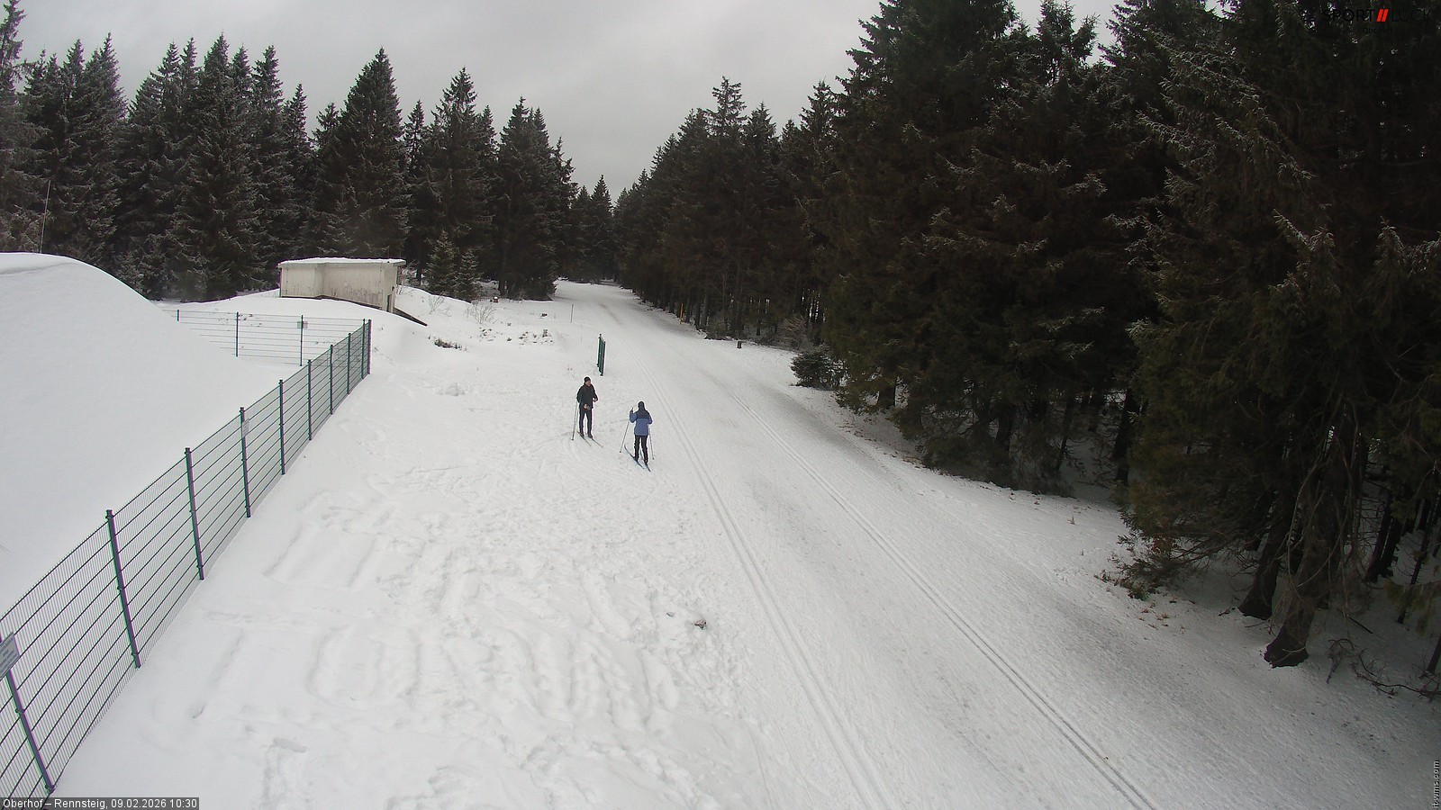 Archived image Webcam Hiking trail Rennsteig