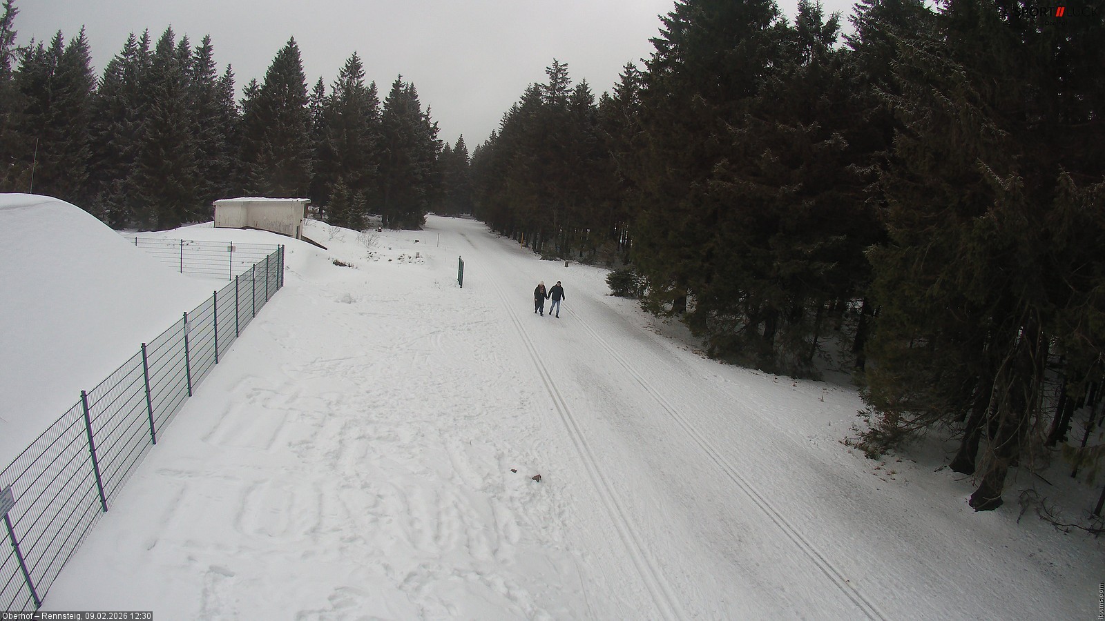 Archived image Webcam Hiking trail Rennsteig