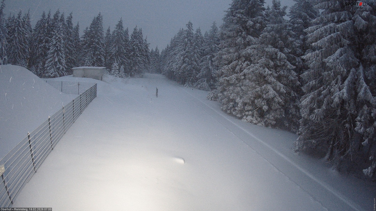 Archiv Foto Webcam Stein 16 am Wanderweg Rennsteig