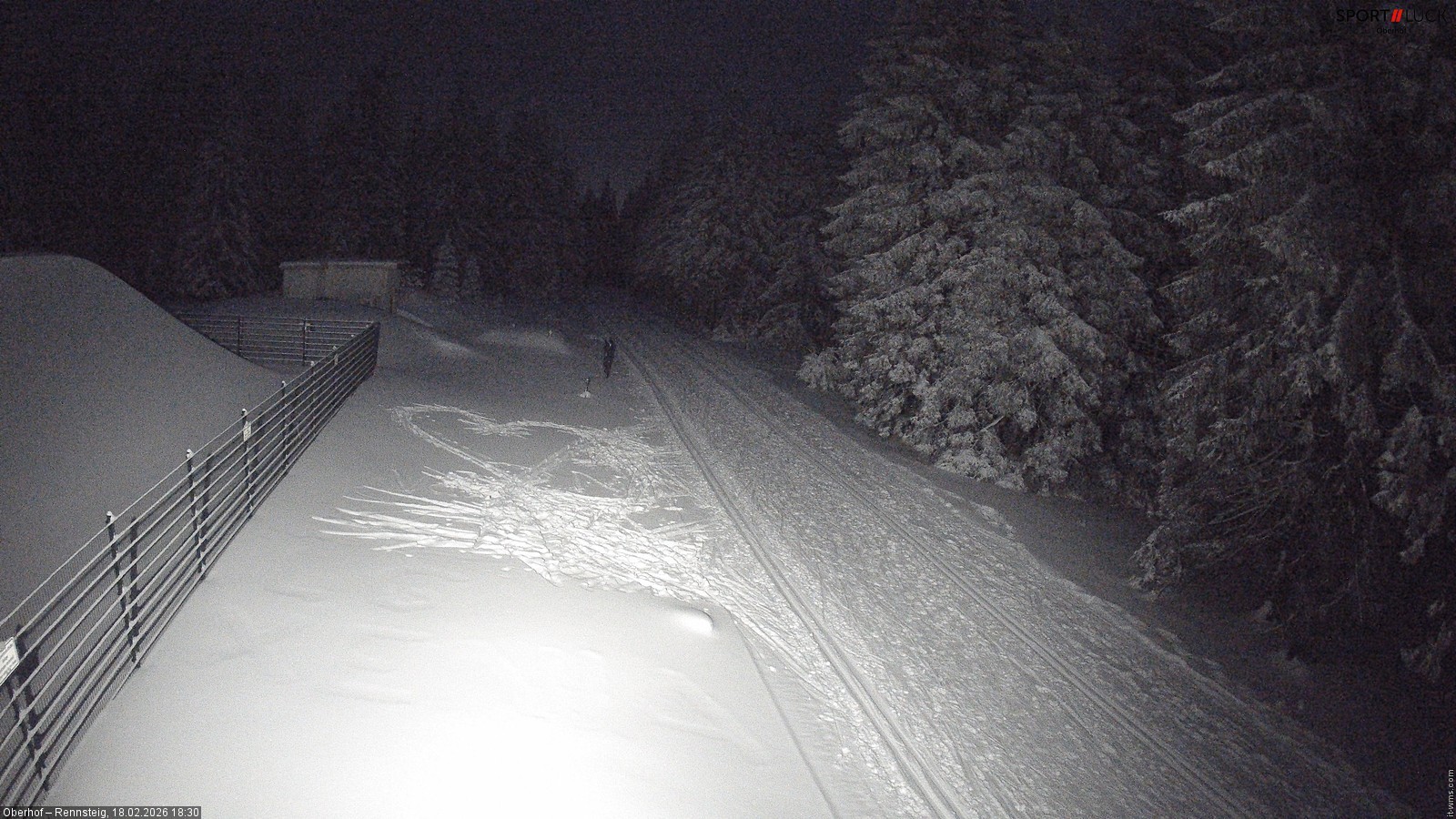 Archiv Foto Webcam Stein 16 am Wanderweg Rennsteig