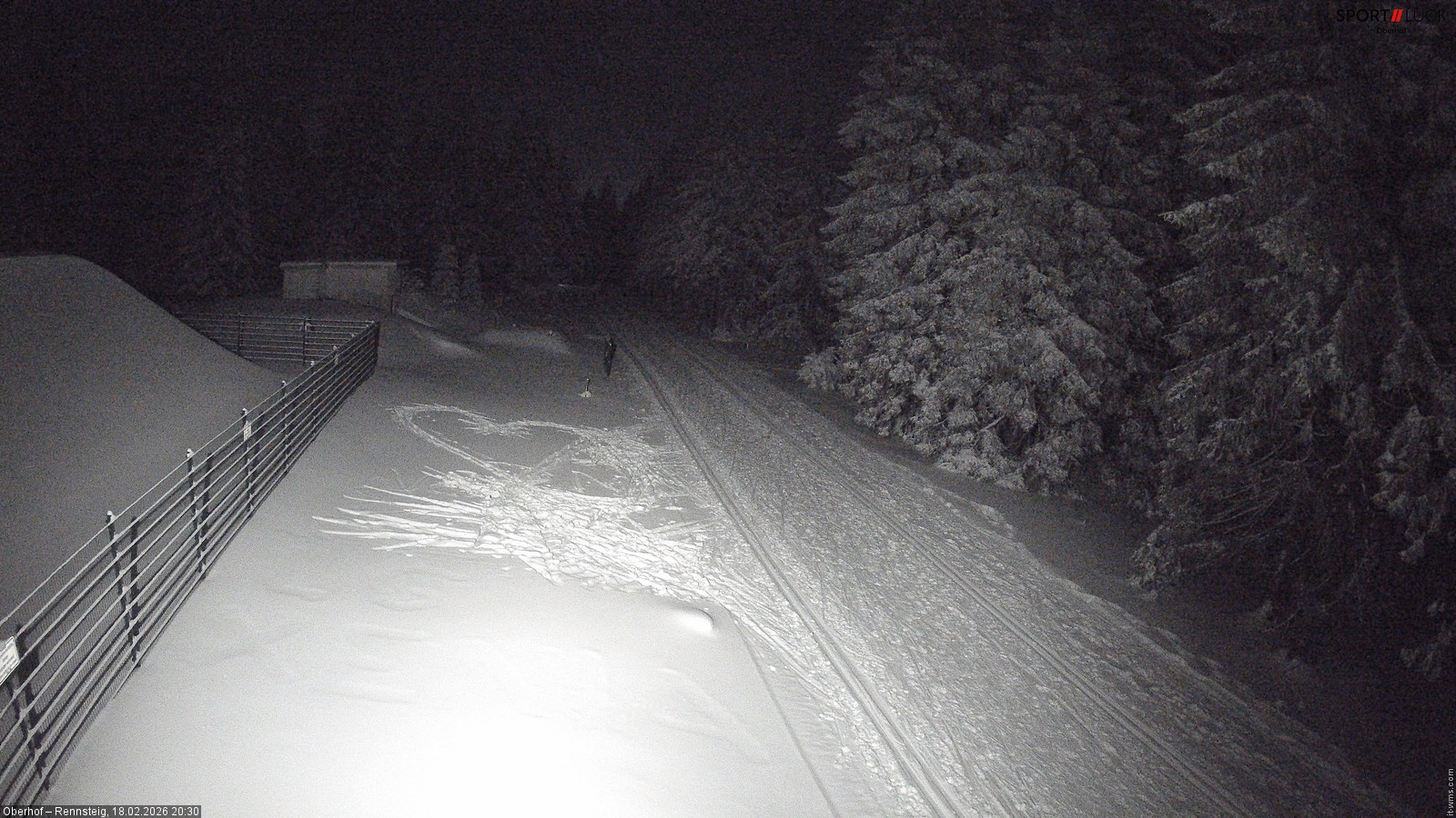 Archiv Foto Webcam Stein 16 am Wanderweg Rennsteig