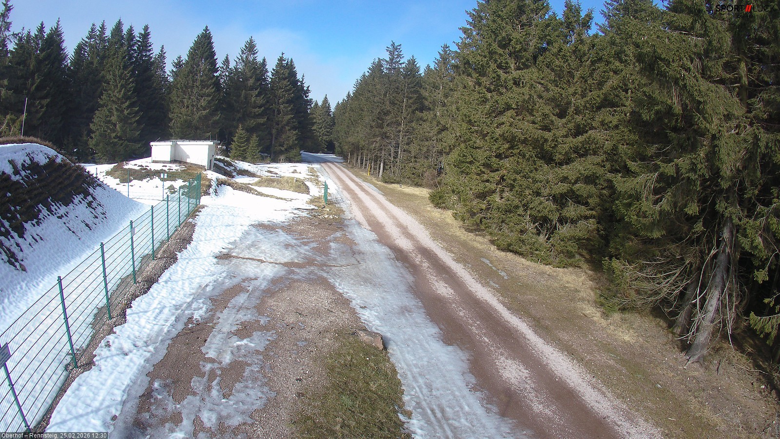 Archiv Foto Webcam Stein 16 am Wanderweg Rennsteig
