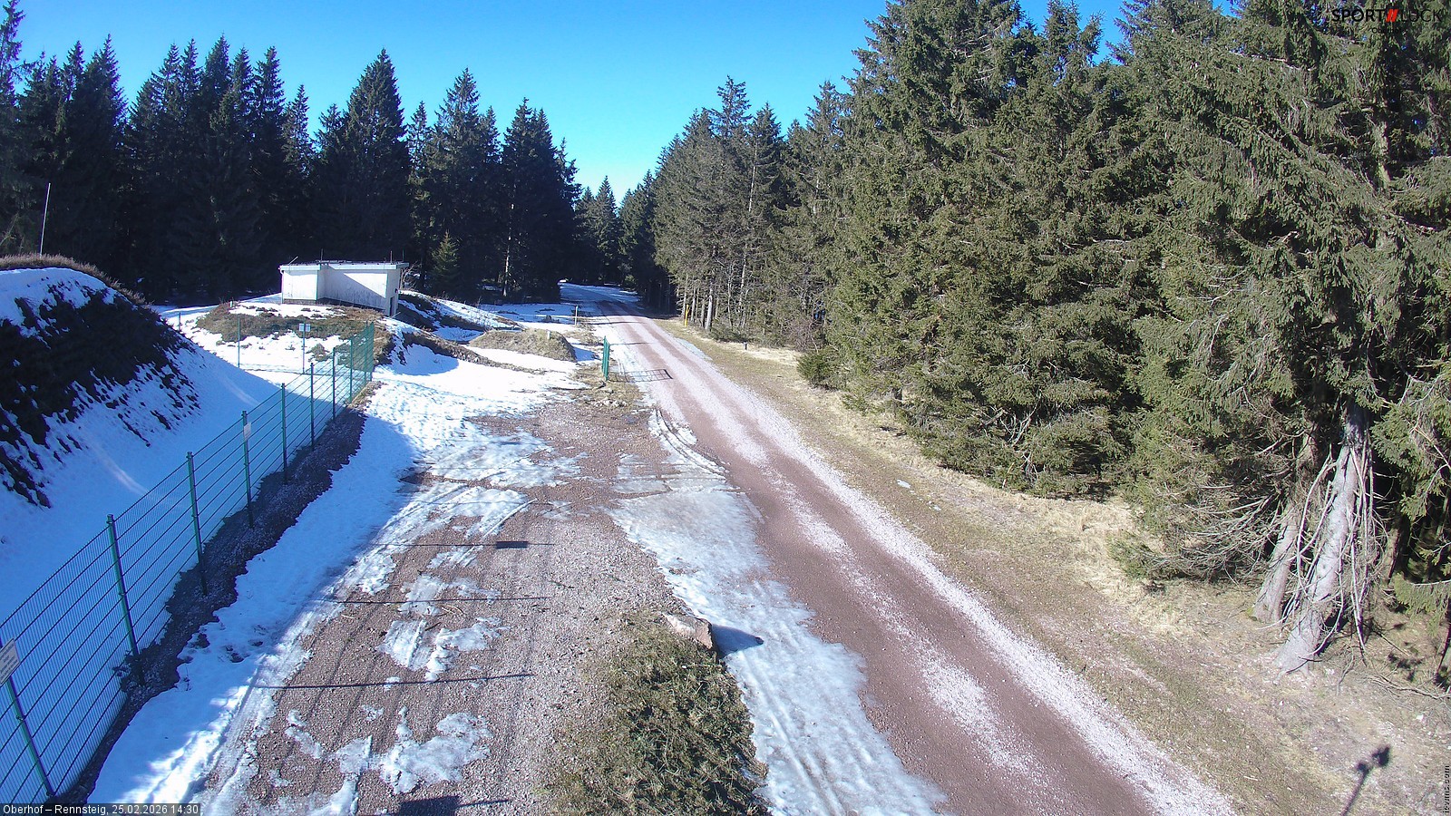 Archiv Foto Webcam Stein 16 am Wanderweg Rennsteig