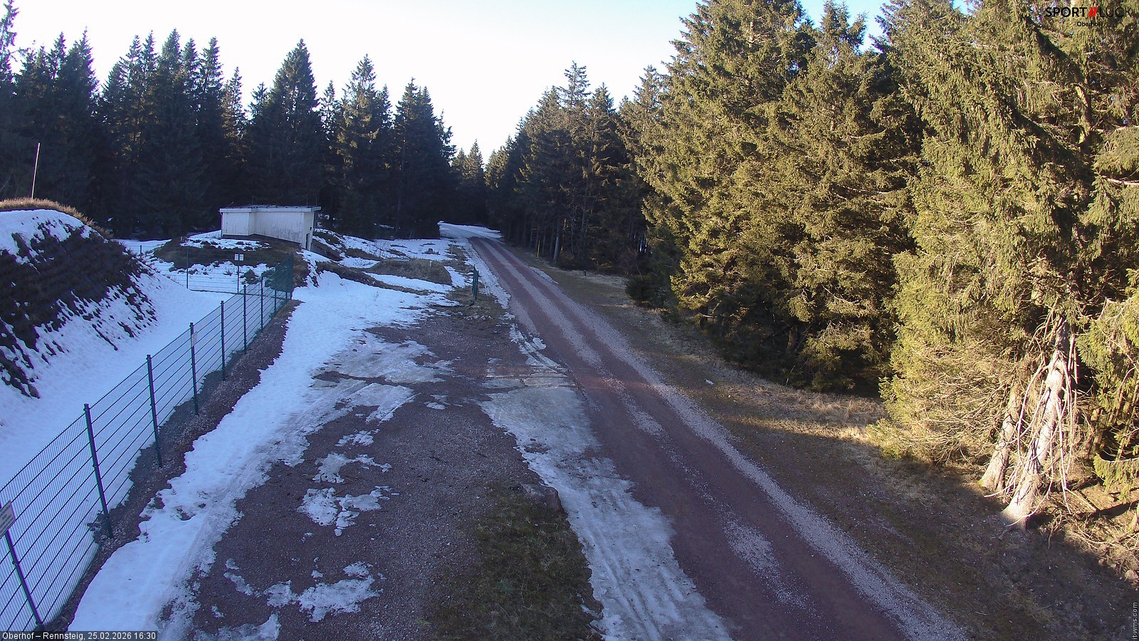 Archiv Foto Webcam Stein 16 am Wanderweg Rennsteig