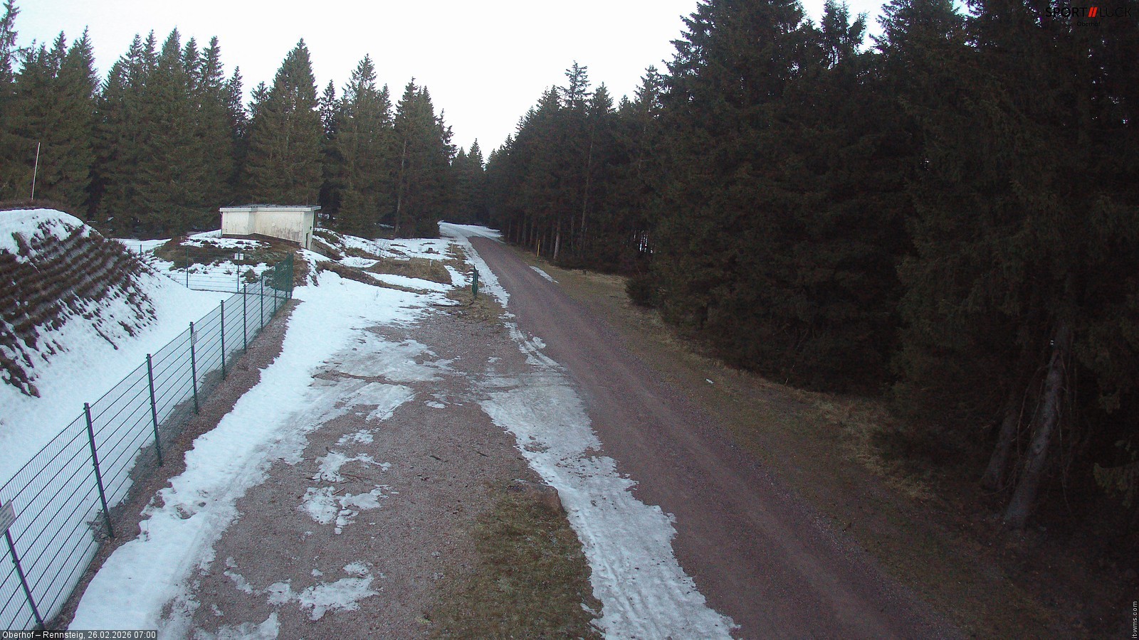 Archiv Foto Webcam Stein 16 am Wanderweg Rennsteig
