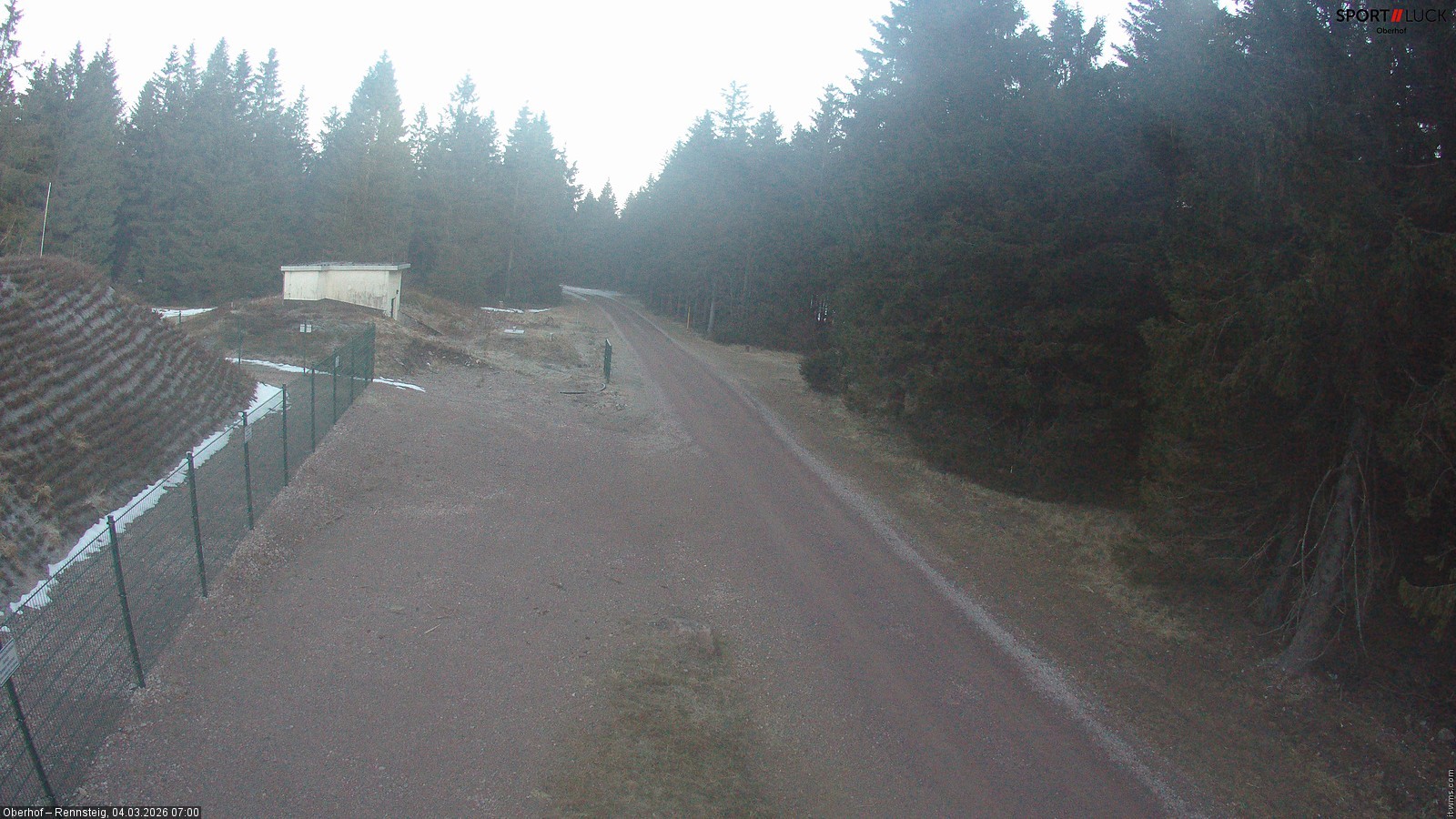 Archiv Foto Webcam Stein 16 am Wanderweg Rennsteig