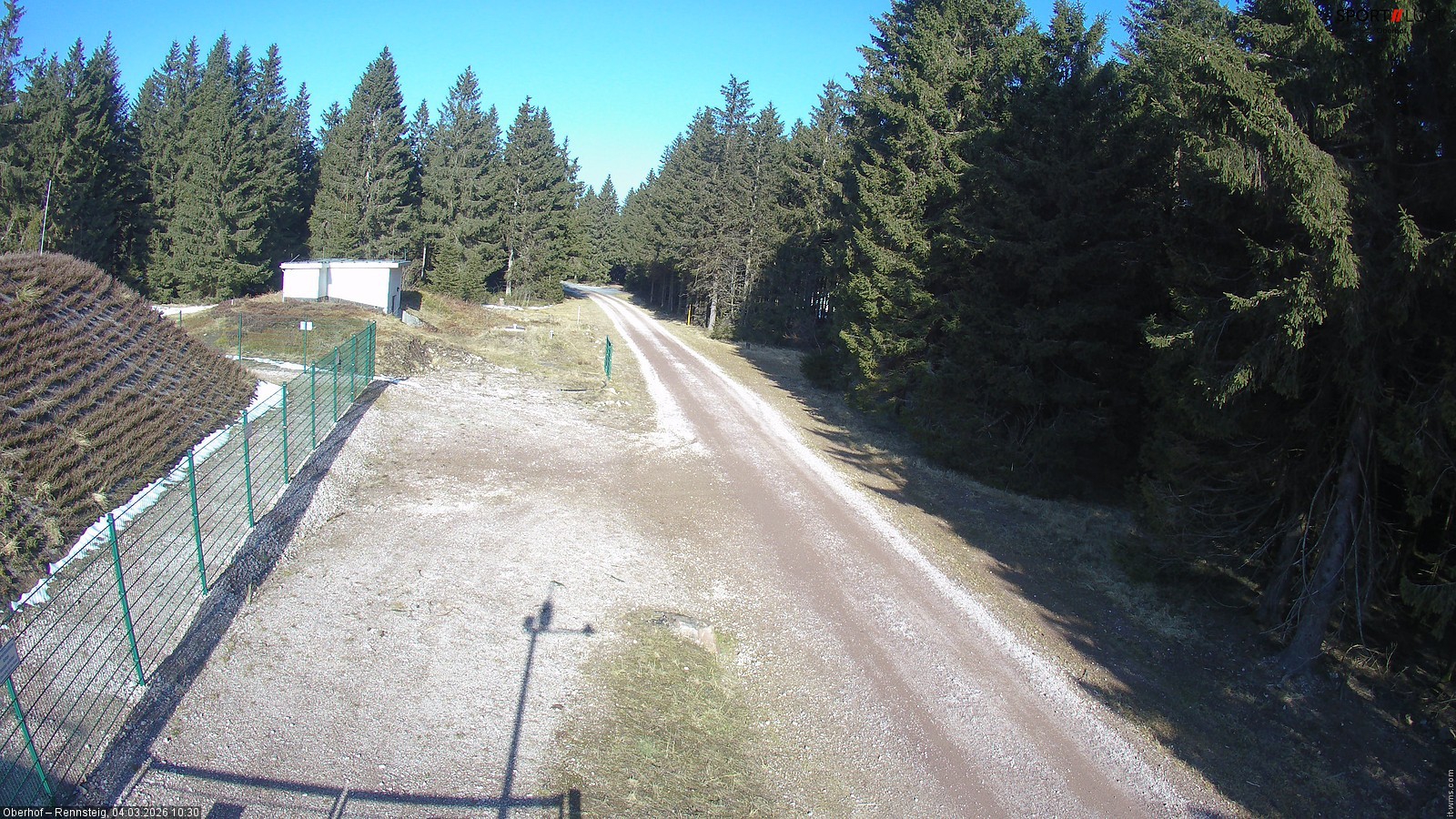 Archiv Foto Webcam Stein 16 am Wanderweg Rennsteig