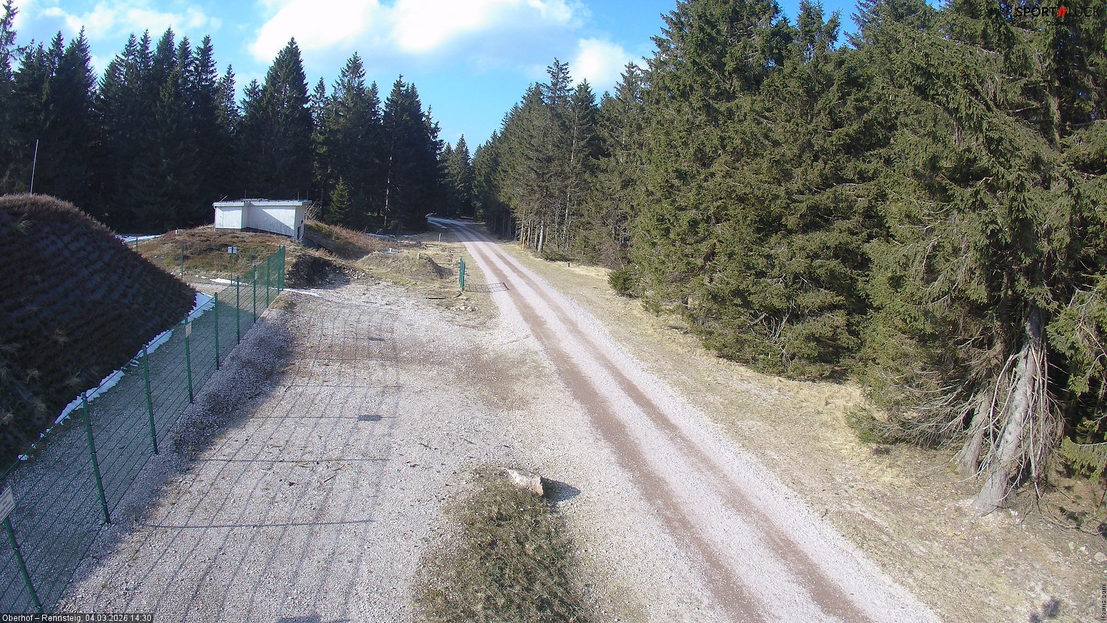 Archiv Foto Webcam Stein 16 am Wanderweg Rennsteig