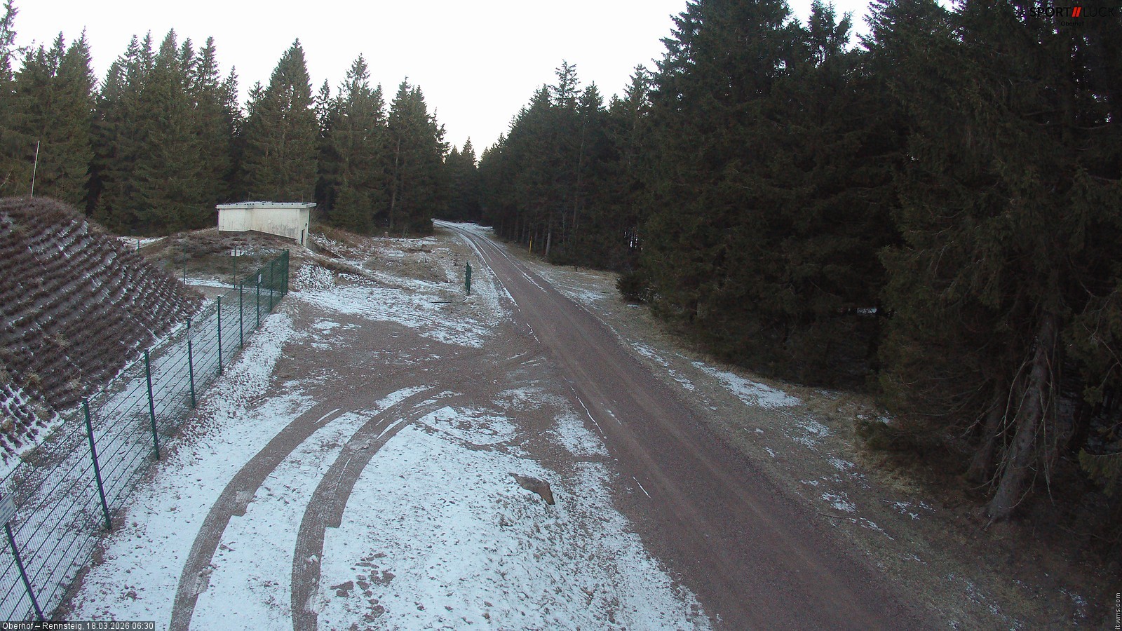 Archived image Webcam Hiking trail Rennsteig