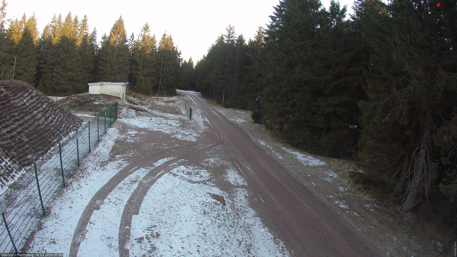 Archived image Webcam Hiking trail Rennsteig