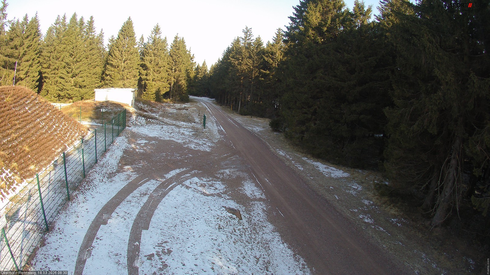 Archived image Webcam Hiking trail Rennsteig