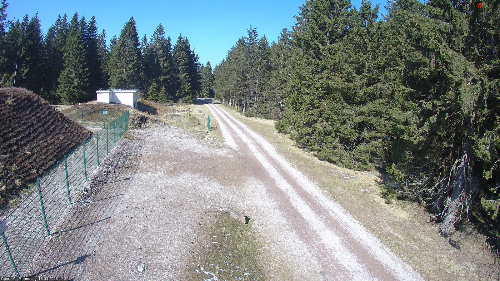 Archived image Webcam Hiking trail Rennsteig