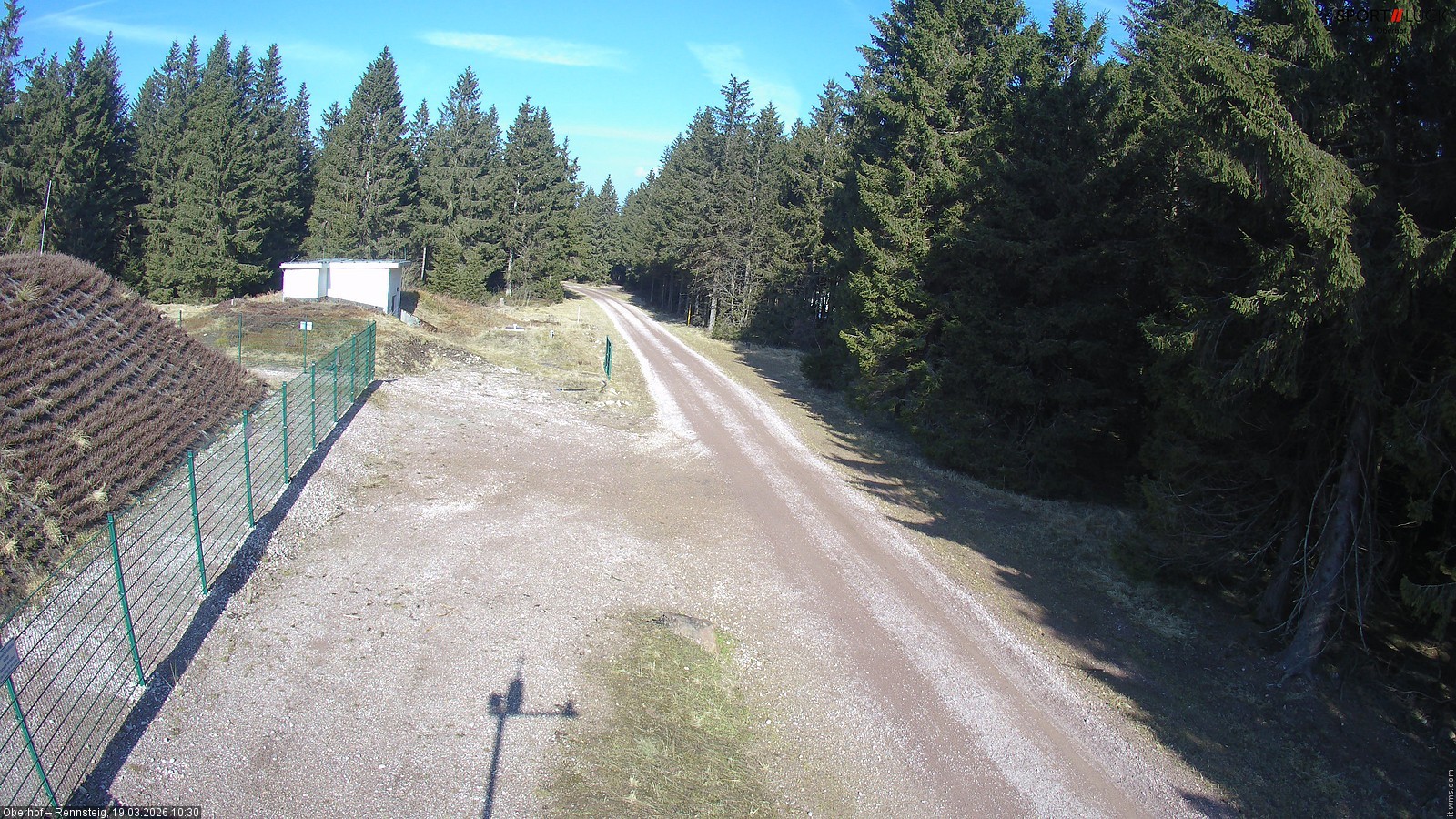 Archived image Webcam Hiking trail Rennsteig