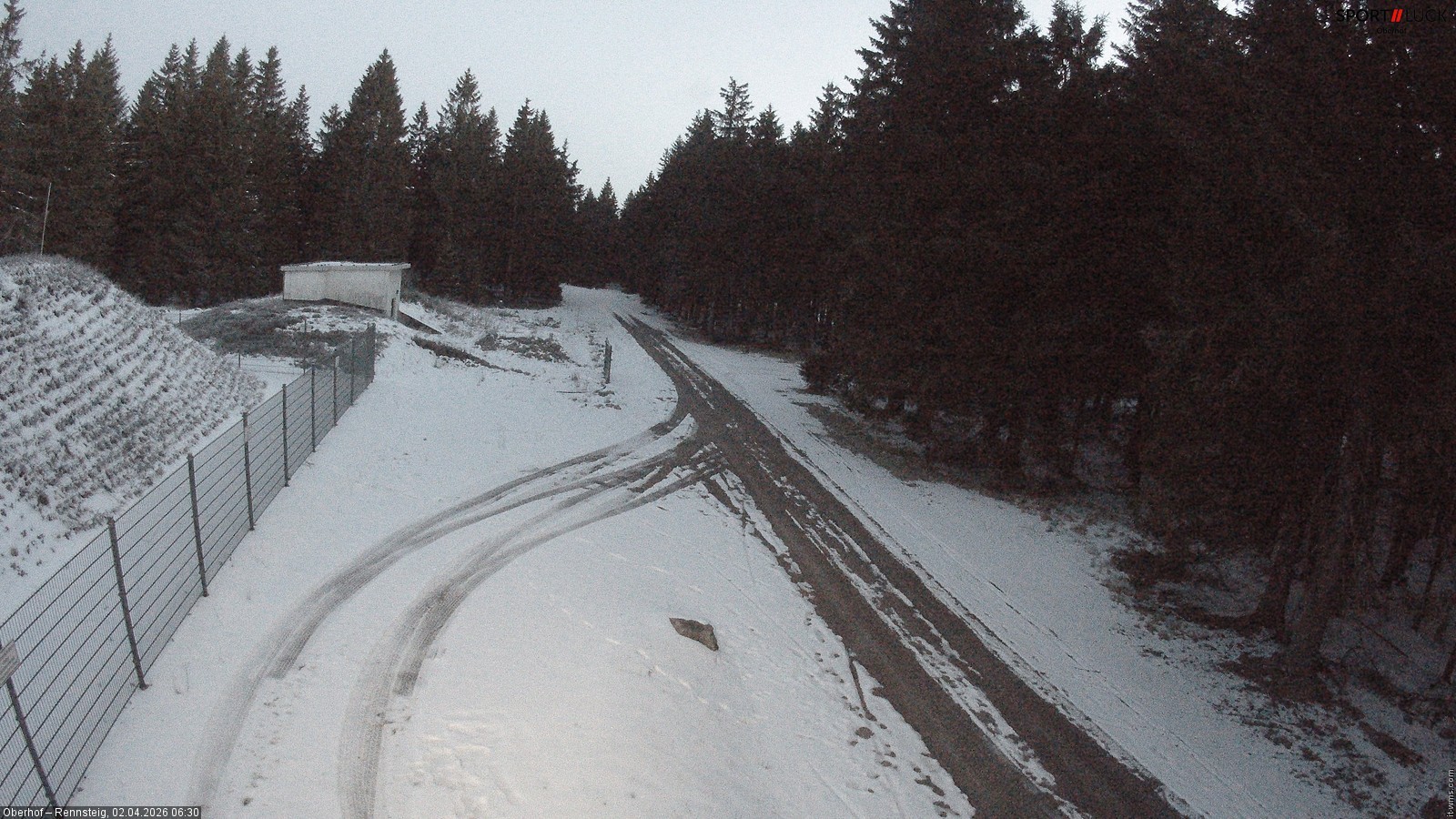 Archiv Foto Webcam Stein 16 am Wanderweg Rennsteig