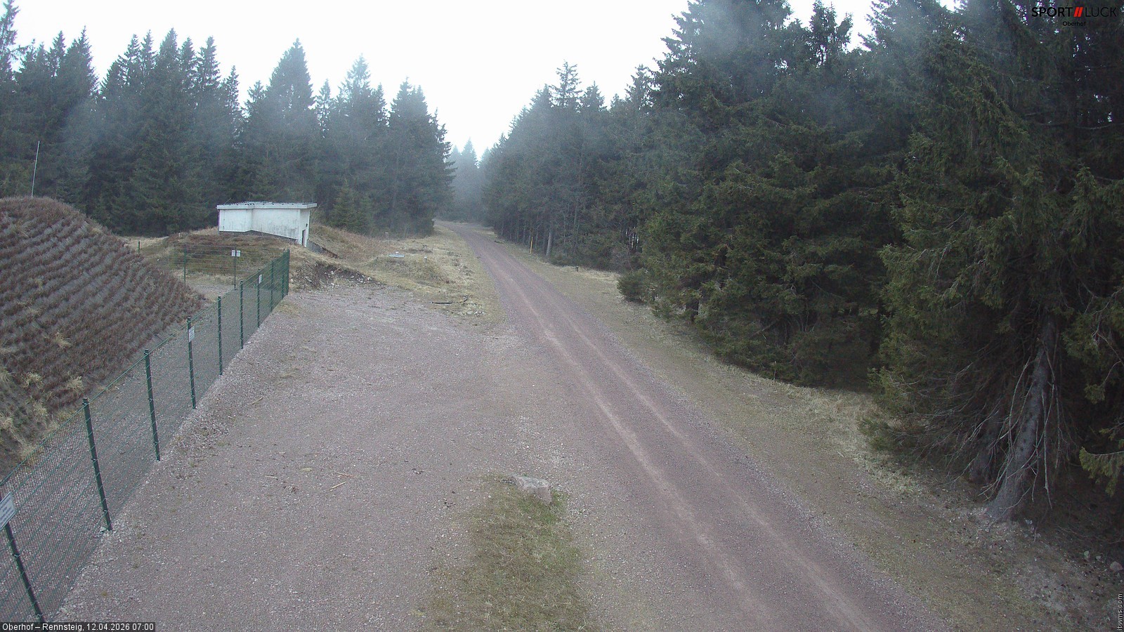 Archiv Foto Webcam Stein 16 am Wanderweg Rennsteig