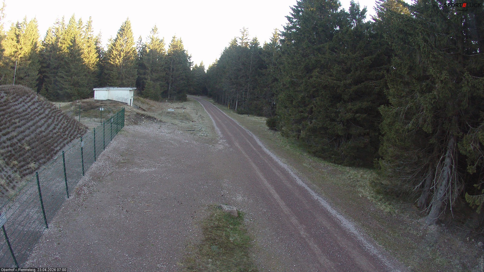 Archiv Foto Webcam Stein 16 am Wanderweg Rennsteig