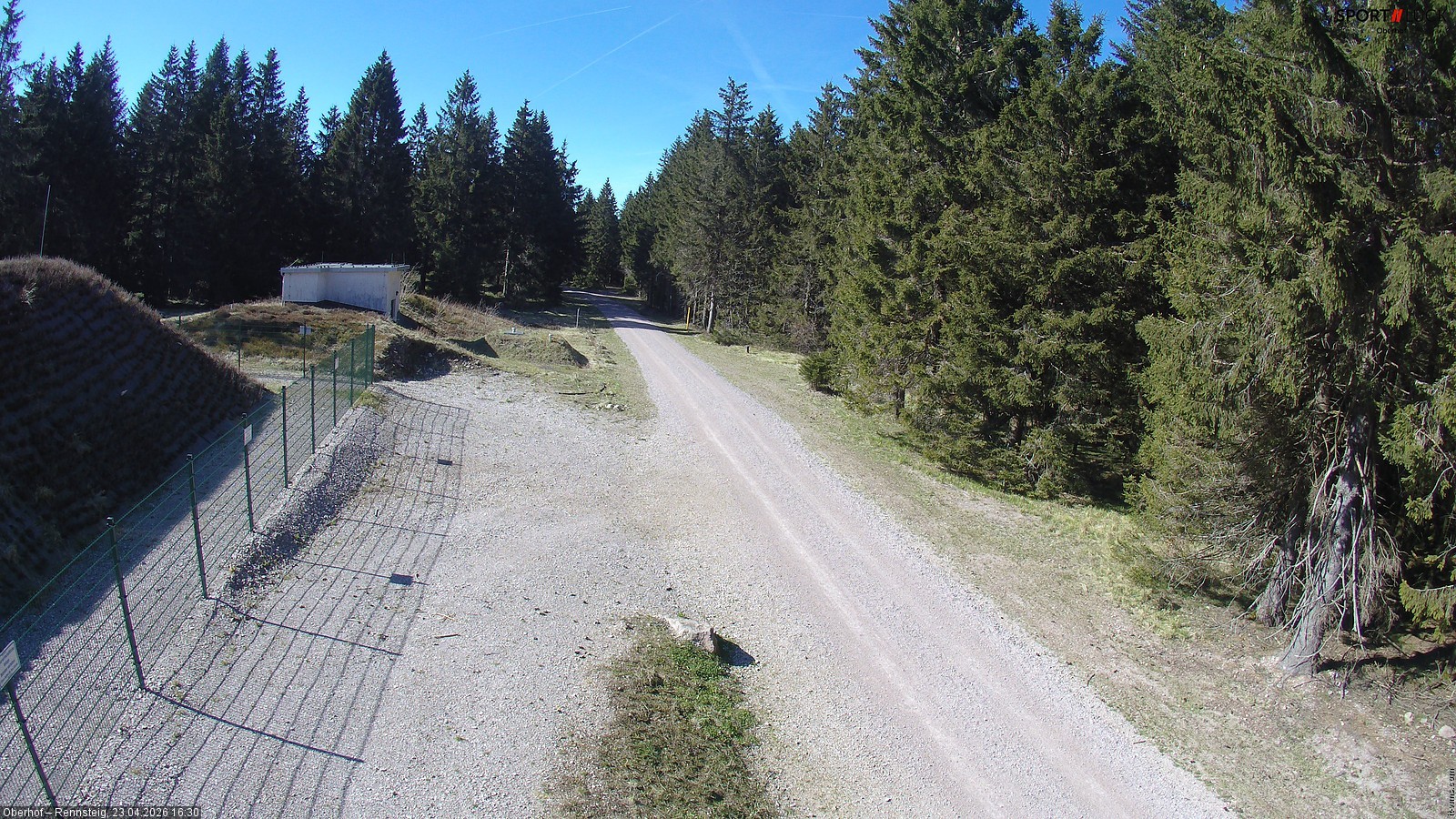 Archiv Foto Webcam Stein 16 am Wanderweg Rennsteig