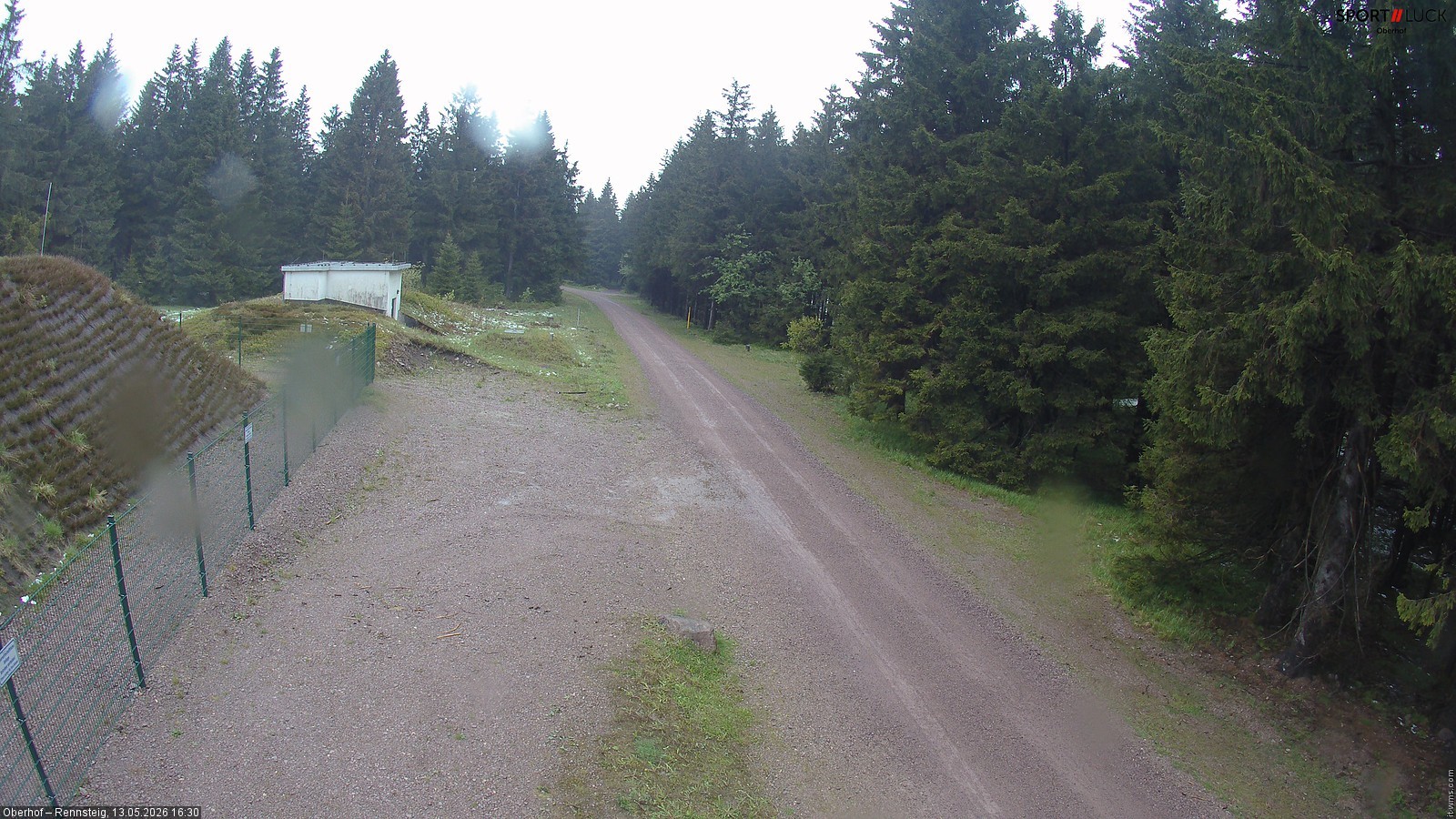 Archiv Foto Webcam Stein 16 am Wanderweg Rennsteig