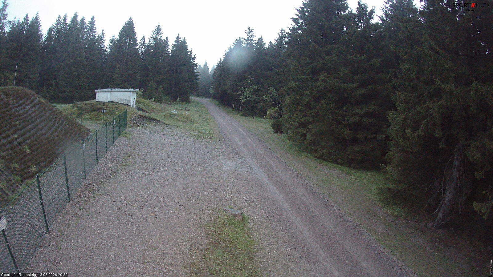 Archiv Foto Webcam Stein 16 am Wanderweg Rennsteig