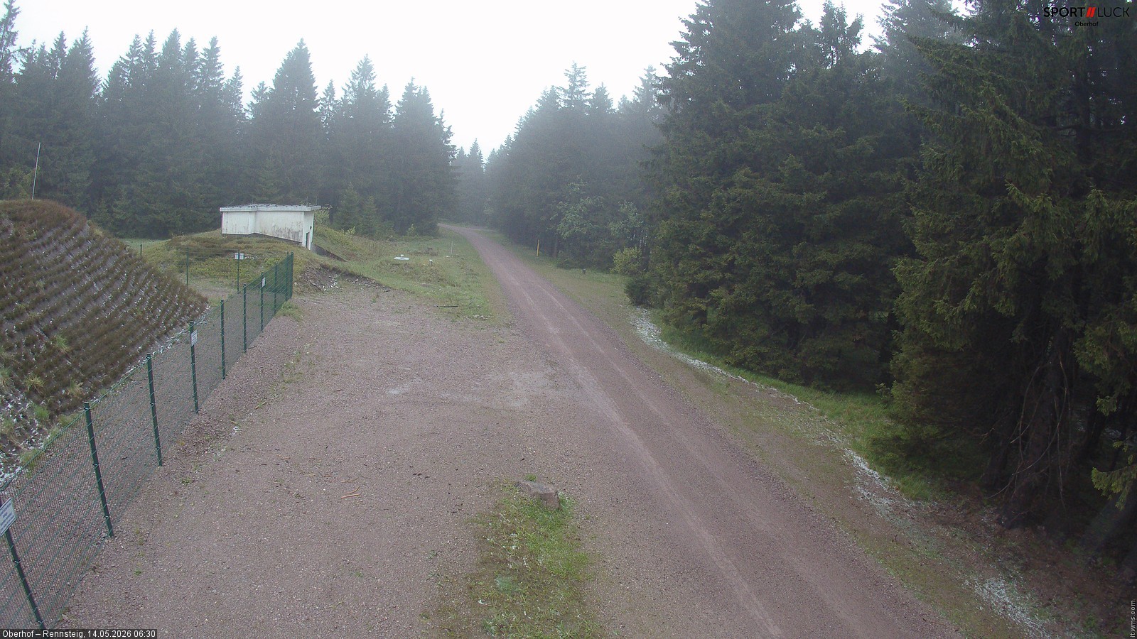 Archiv Foto Webcam Stein 16 am Wanderweg Rennsteig