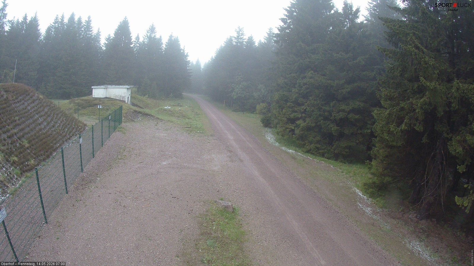 Archiv Foto Webcam Stein 16 am Wanderweg Rennsteig