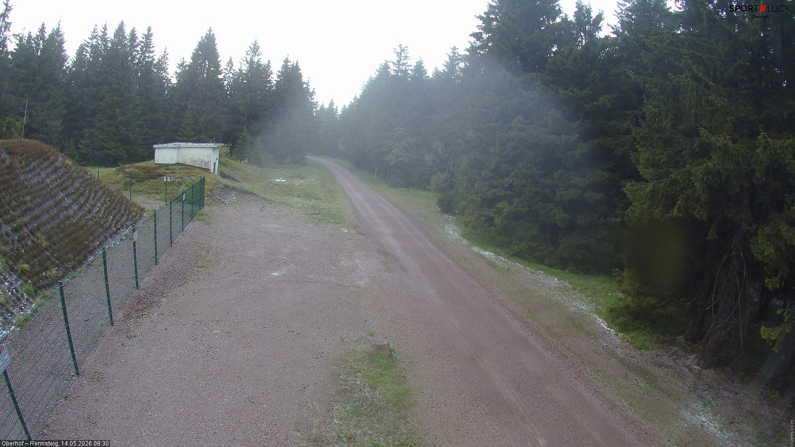 Archiv Foto Webcam Stein 16 am Wanderweg Rennsteig