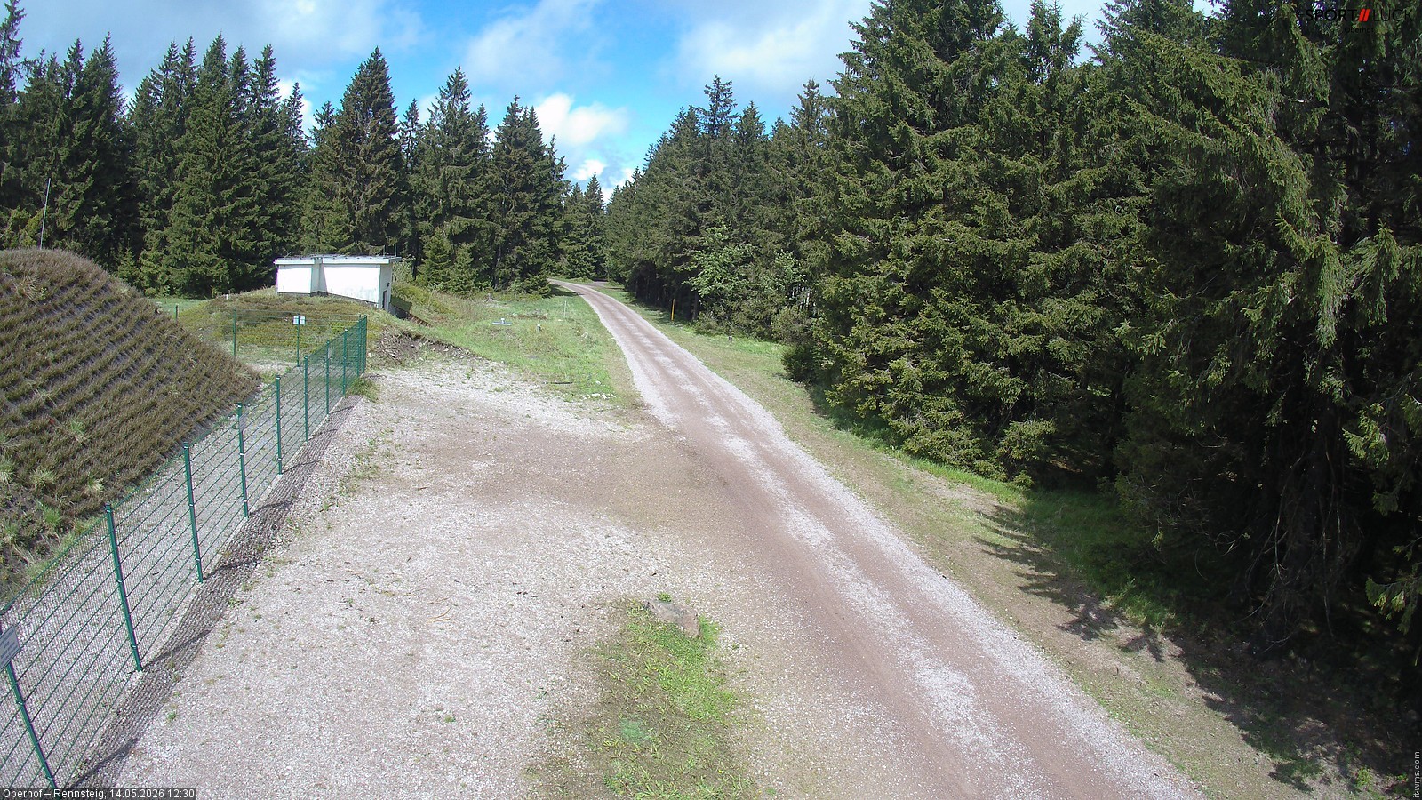 Archiv Foto Webcam Stein 16 am Wanderweg Rennsteig