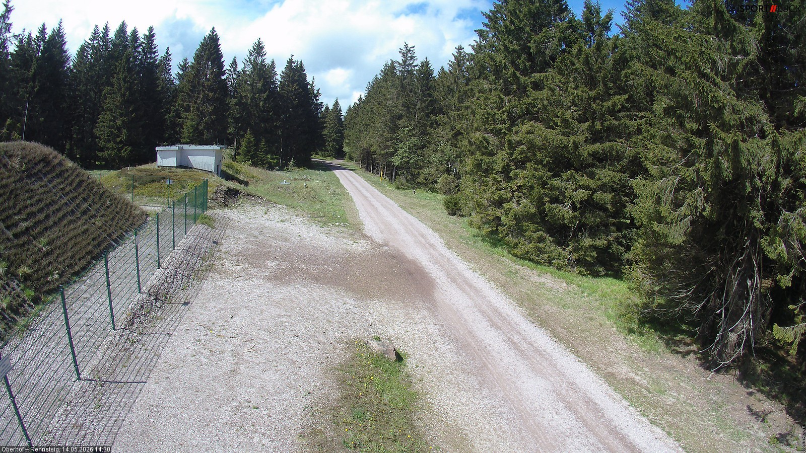 Archiv Foto Webcam Stein 16 am Wanderweg Rennsteig