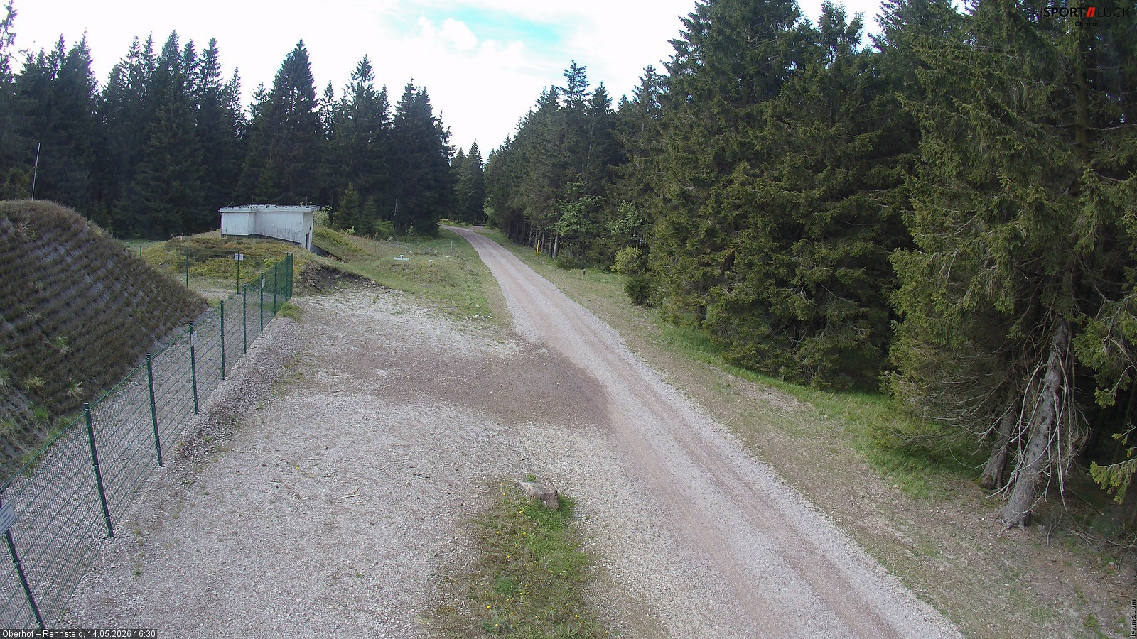 Archiv Foto Webcam Stein 16 am Wanderweg Rennsteig