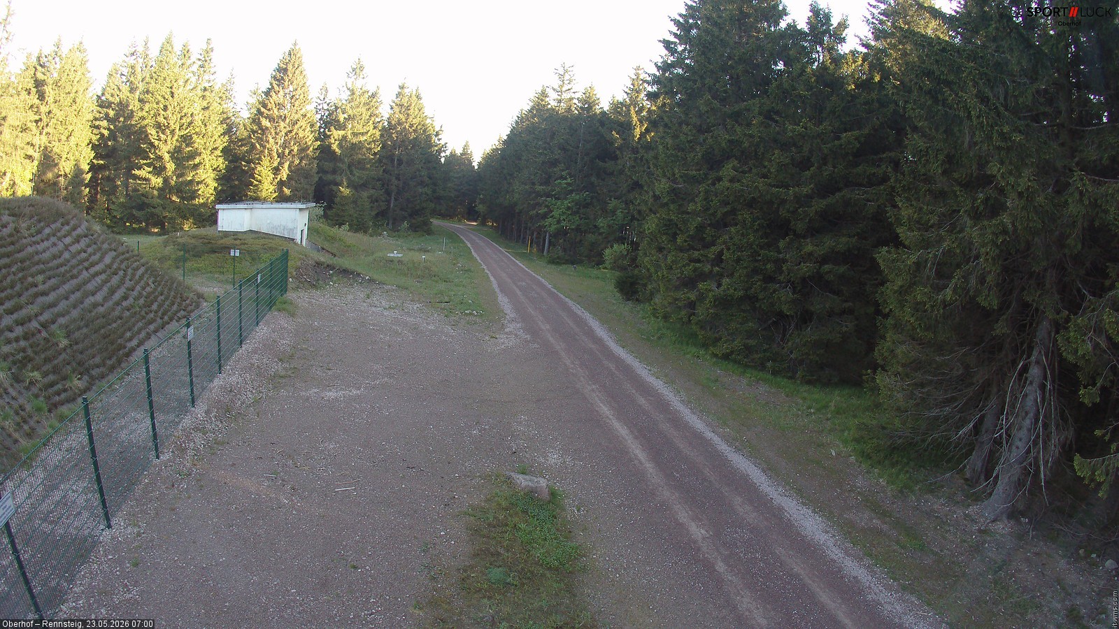 Archiv Foto Webcam Stein 16 am Wanderweg Rennsteig
