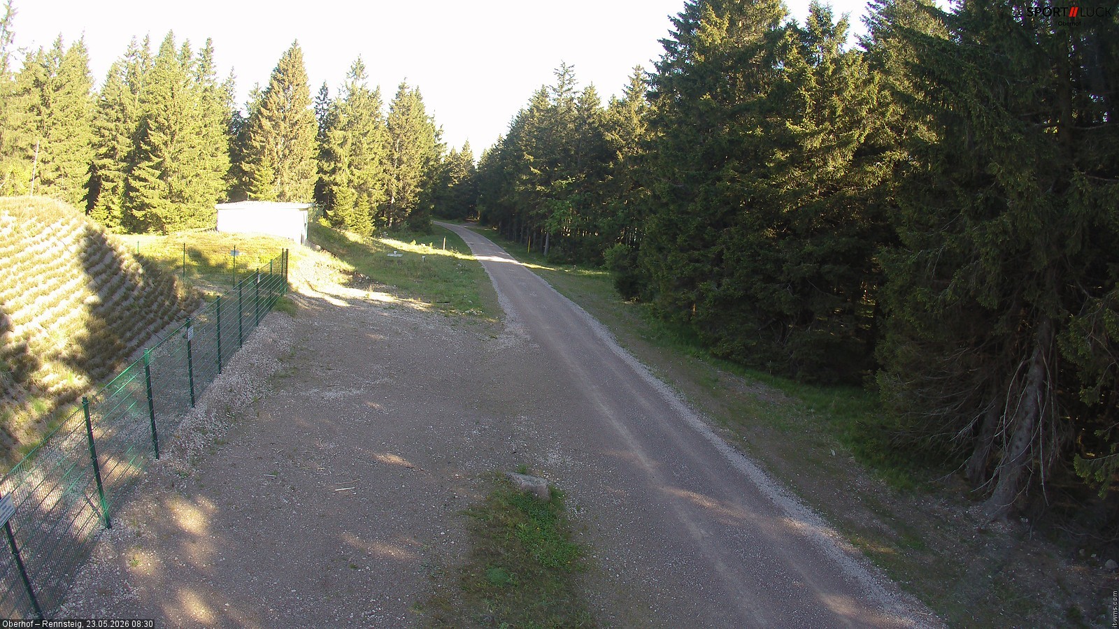 Archiv Foto Webcam Stein 16 am Wanderweg Rennsteig