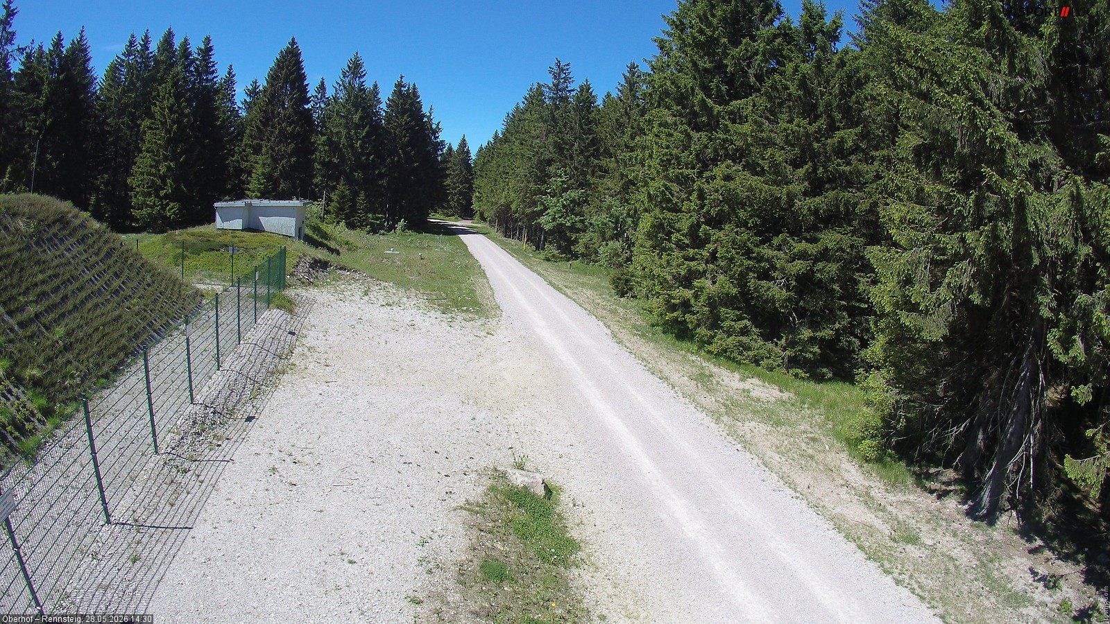 Archived image Webcam Hiking trail Rennsteig