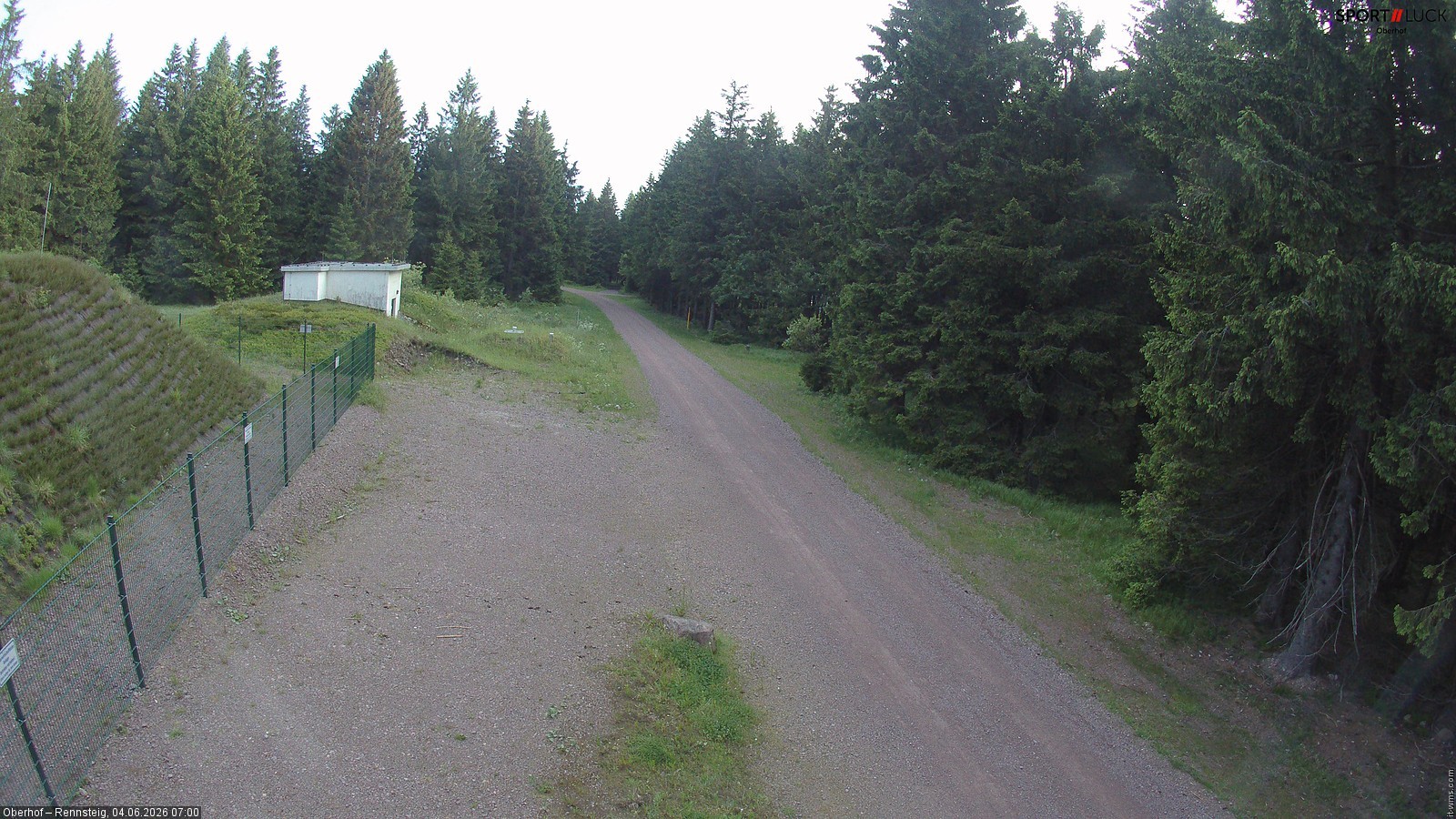 Archiv Foto Webcam Stein 16 am Wanderweg Rennsteig