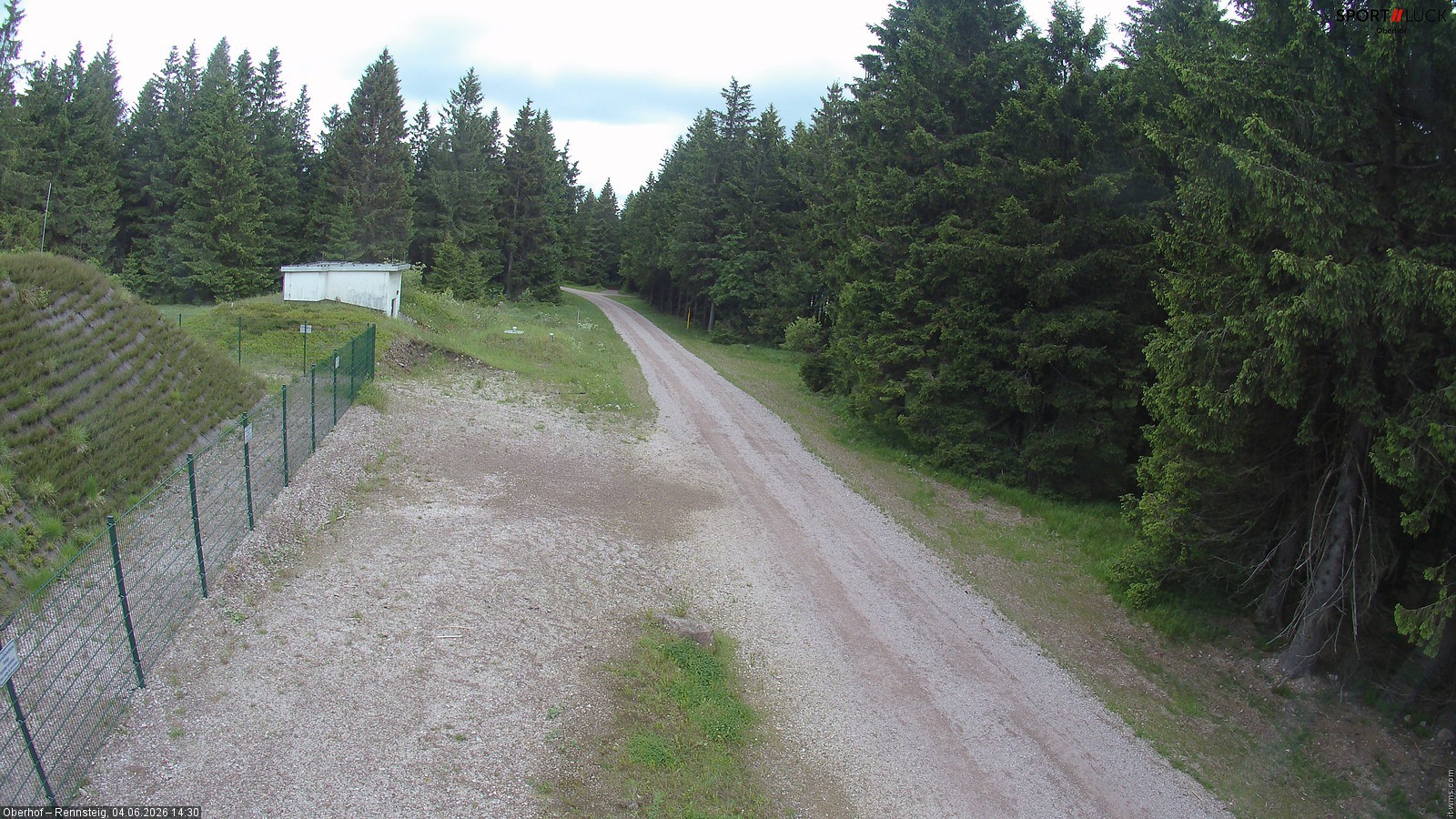Archiv Foto Webcam Stein 16 am Wanderweg Rennsteig