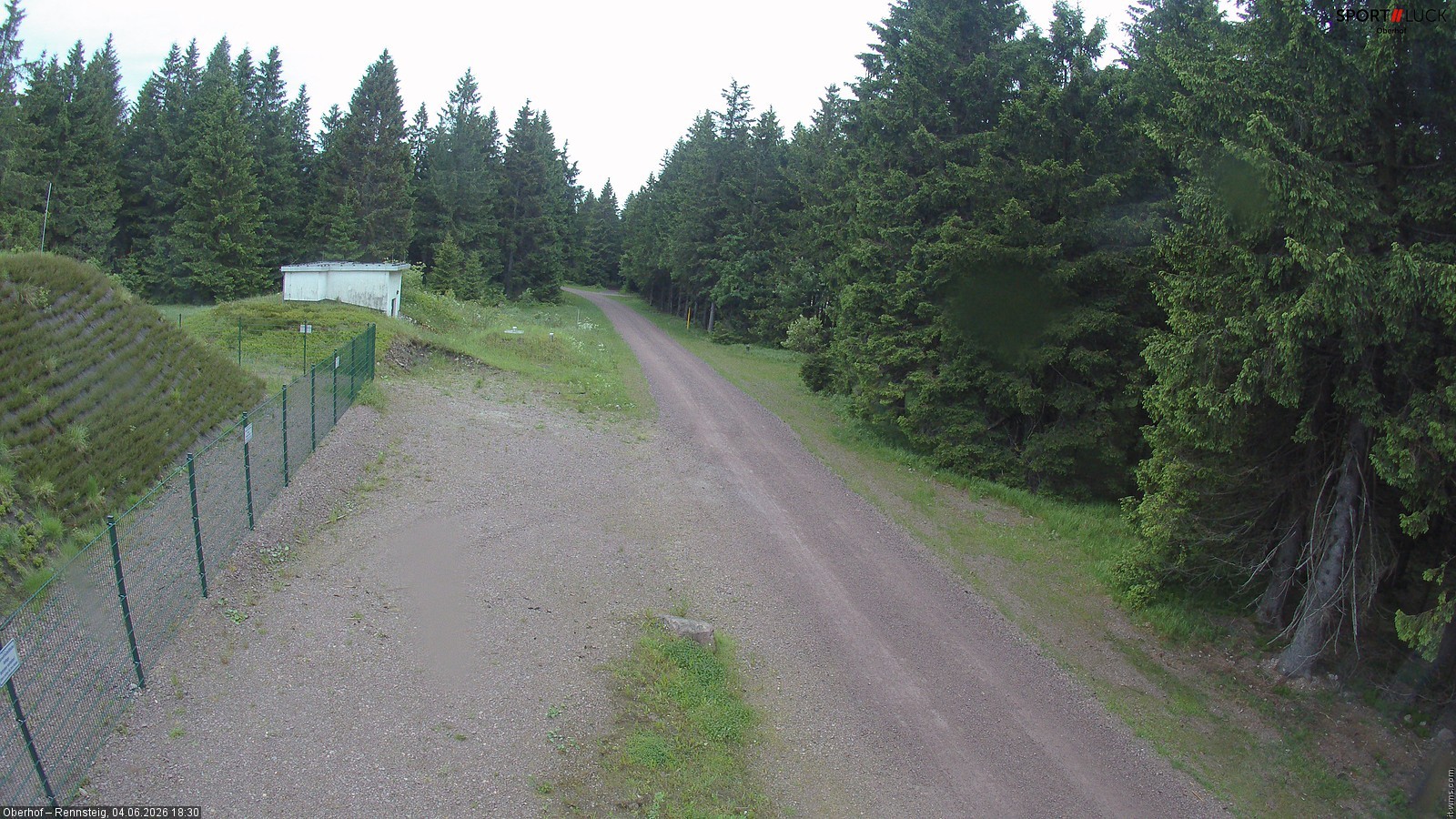 Archiv Foto Webcam Stein 16 am Wanderweg Rennsteig