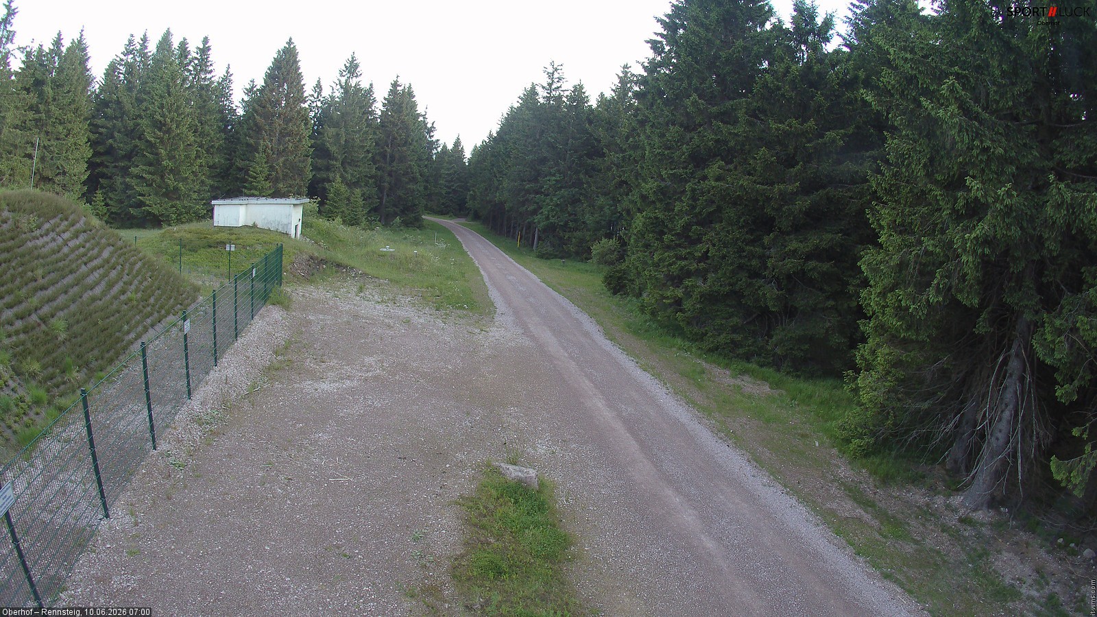 Archiv Foto Webcam Stein 16 am Wanderweg Rennsteig