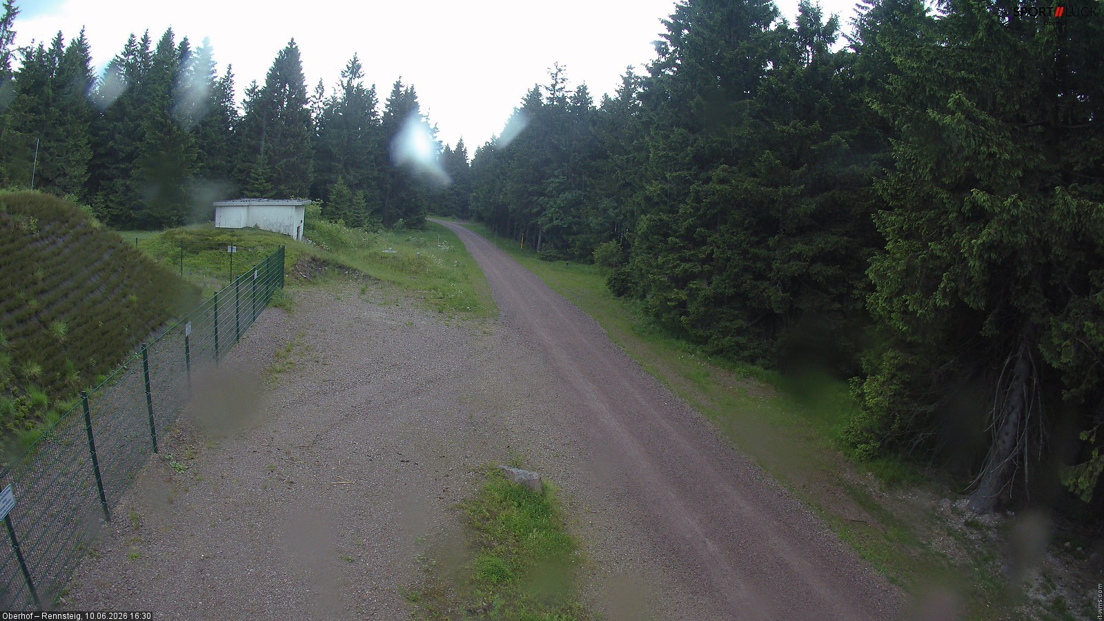 Archiv Foto Webcam Stein 16 am Wanderweg Rennsteig