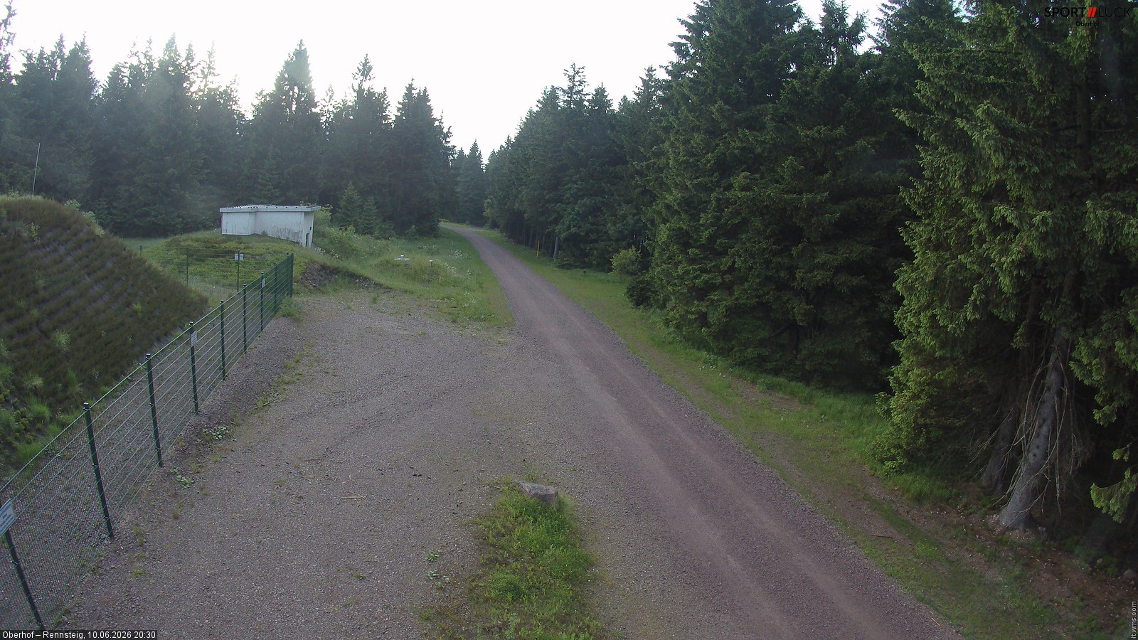 Archiv Foto Webcam Stein 16 am Wanderweg Rennsteig