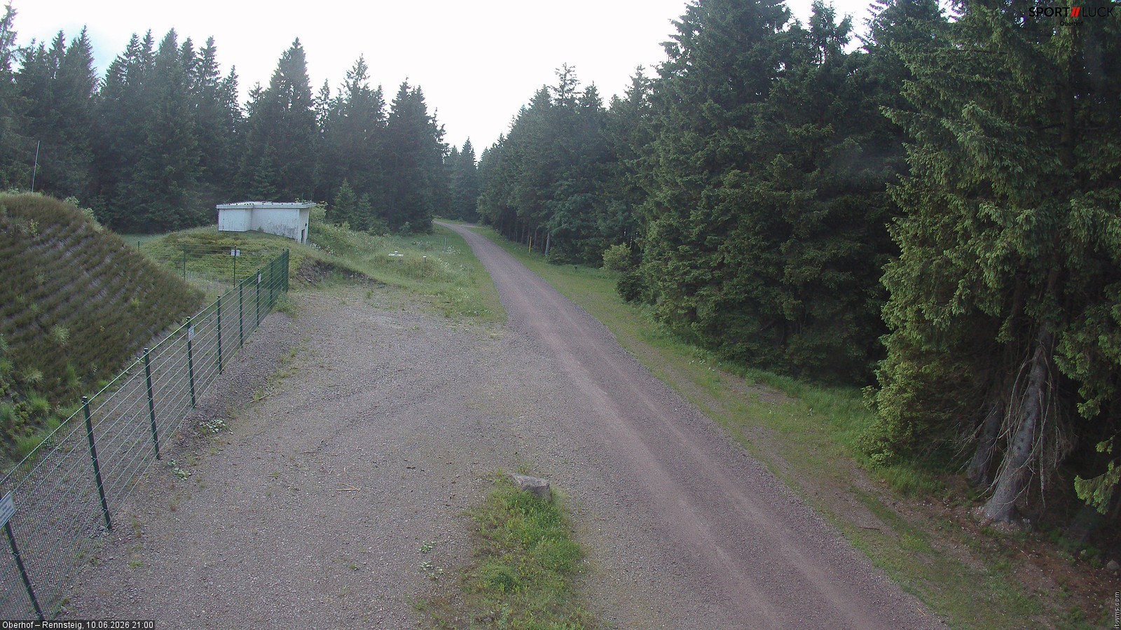 Archiv Foto Webcam Stein 16 am Wanderweg Rennsteig