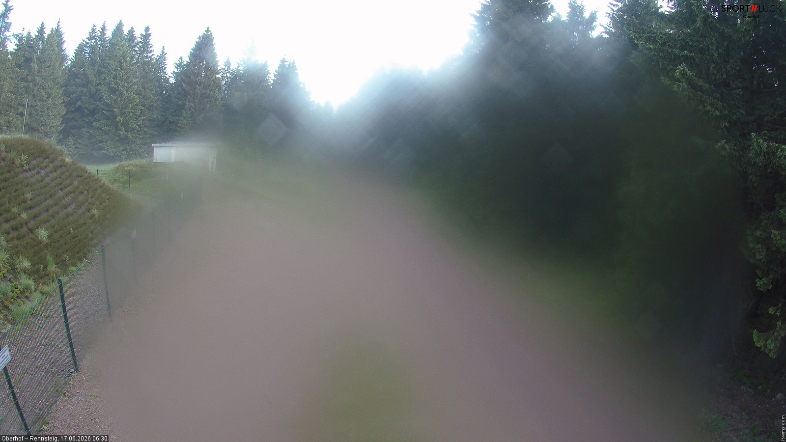 Archiv Foto Webcam Stein 16 am Wanderweg Rennsteig