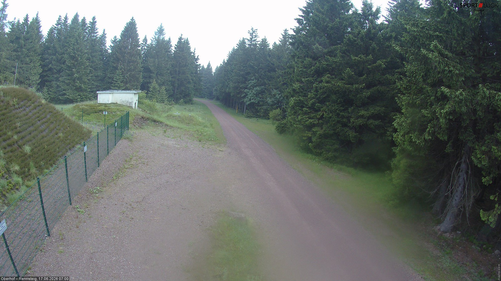 Archiv Foto Webcam Stein 16 am Wanderweg Rennsteig